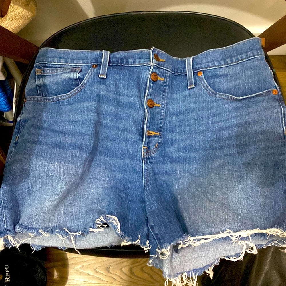 Madewell high rise shorts